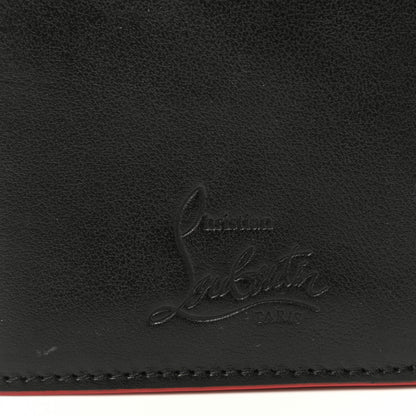 Christian Louboutin Calfskin Spiked Bi-Fold Wallet Black 6 of 9