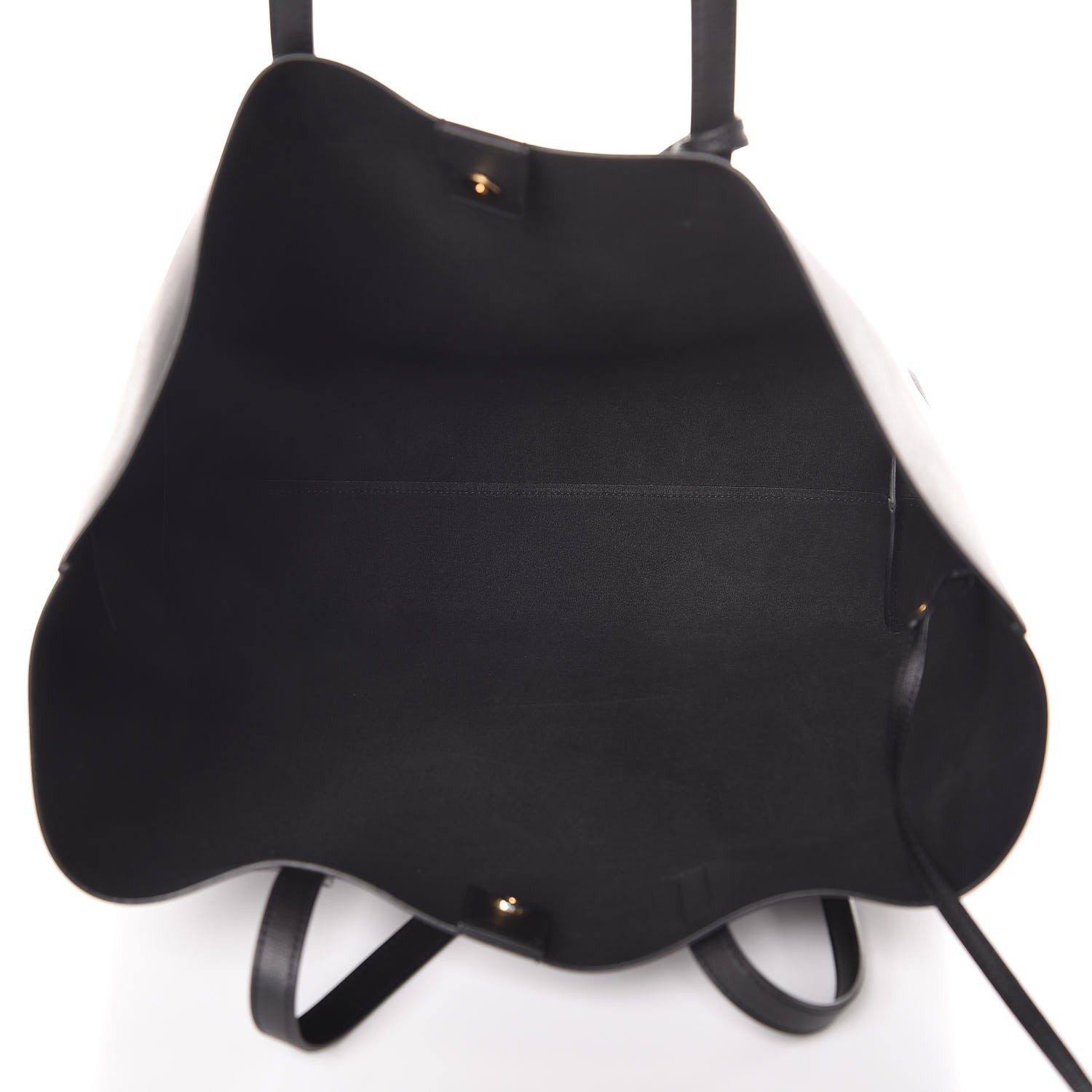Saint Laurent Calfskin Large Shopping Tote Black 6 of 8
