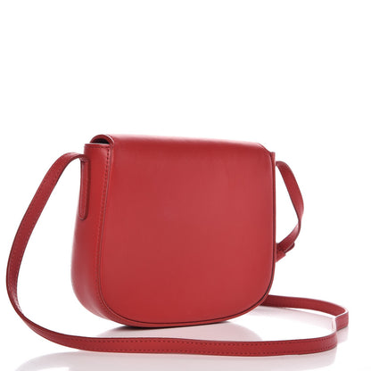Mansur Gavriel Calfskin Mini Flap Crossbody Bag Flamma 3 of 8