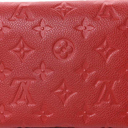 Louis Vuitton Empreinte Pochette Felicie Chain Wallet Scarlet 14 of 15