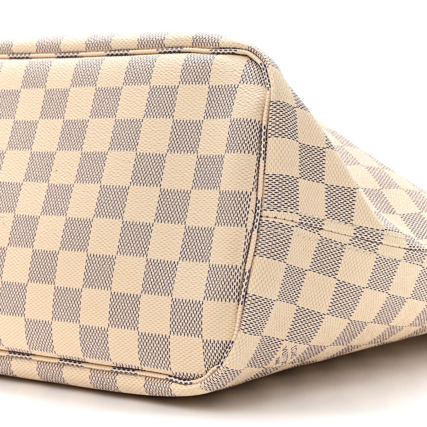 Louis Vuitton Damier Azur Braided Neverfull MM Pink 10 of 16
