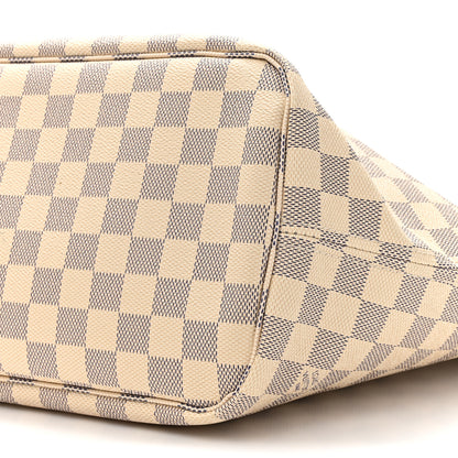 Louis Vuitton Damier Azur Braided Neverfull MM Pink 10 of 16