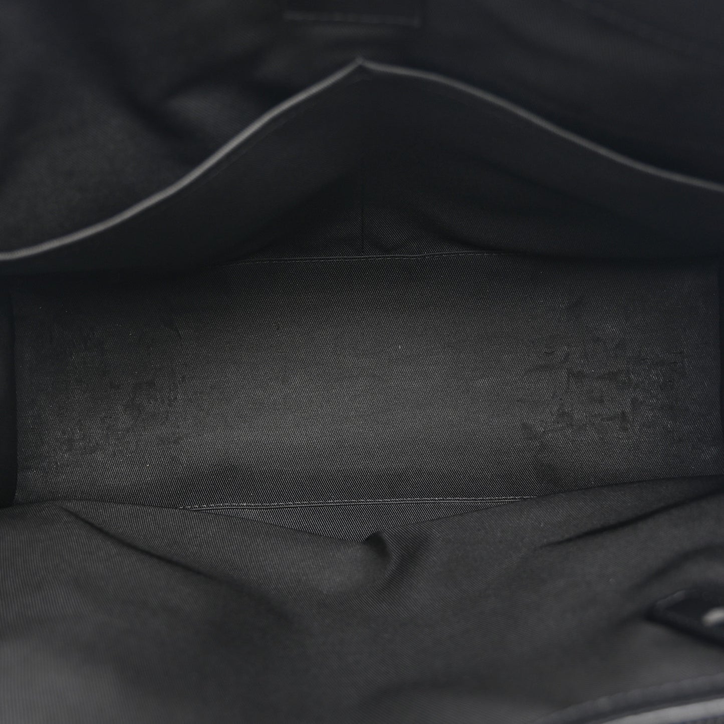 Grained Calfskin LV Aerogram Tote Black