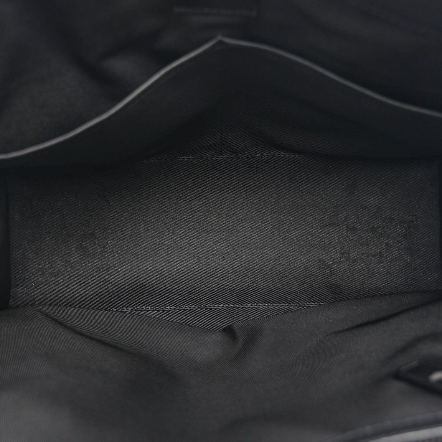 Louis Vuitton Grained Calfskin LV Aerogram Tote Black 5 of 9