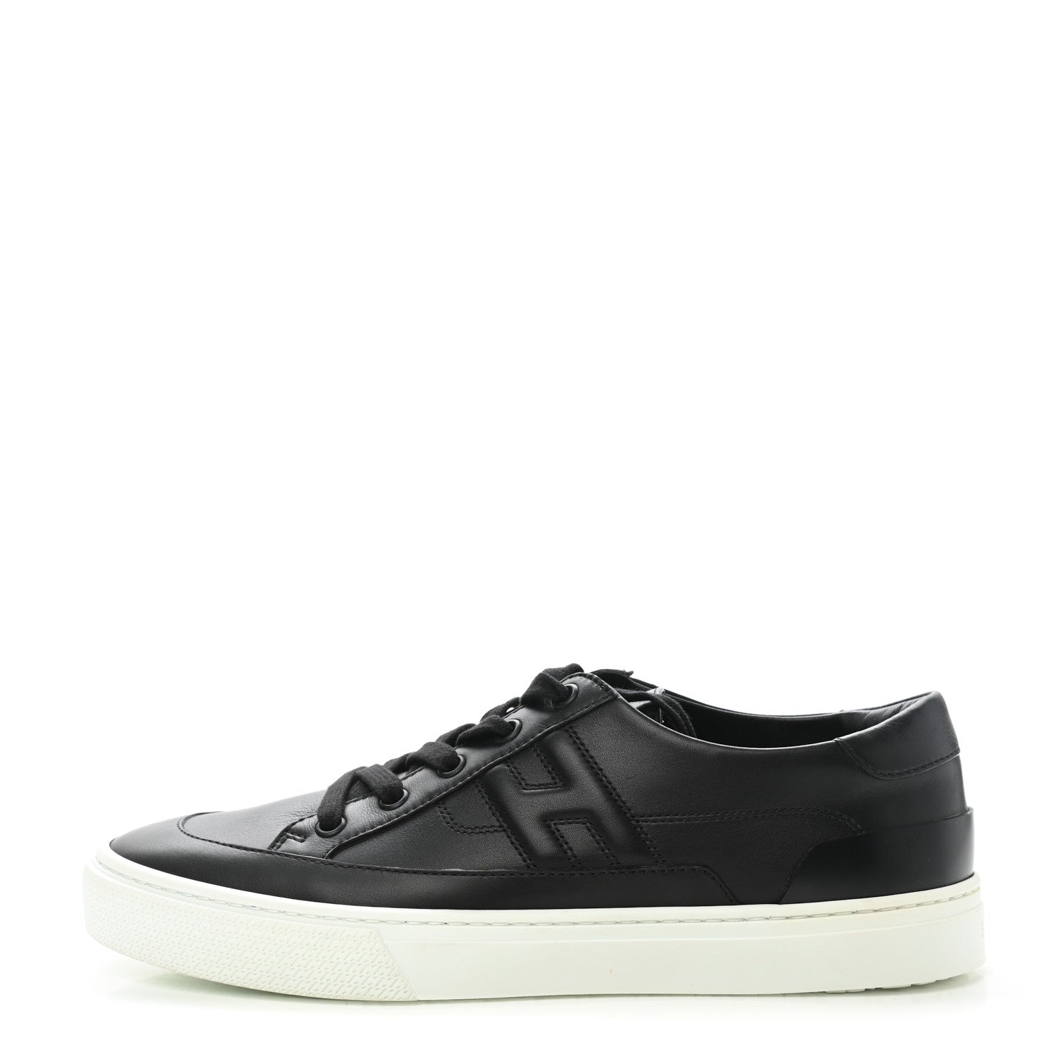Hermes Calfskin Deep Sneakers 40 Black 1 of 9