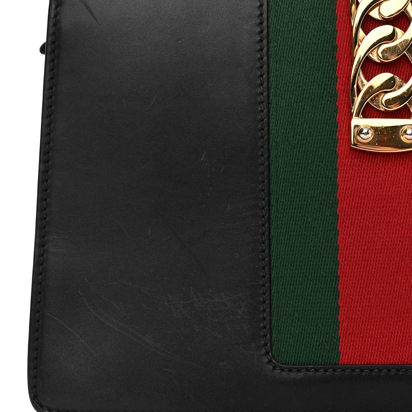 Calfskin Small Sylvie Shoulder Bag Black