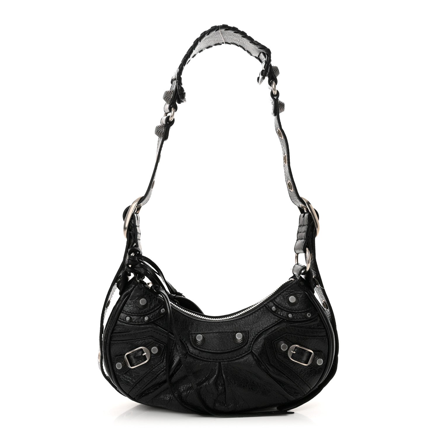 Balenciaga Agneau Arena Le Cagole Shoulder Bag XS Black 1 of 14