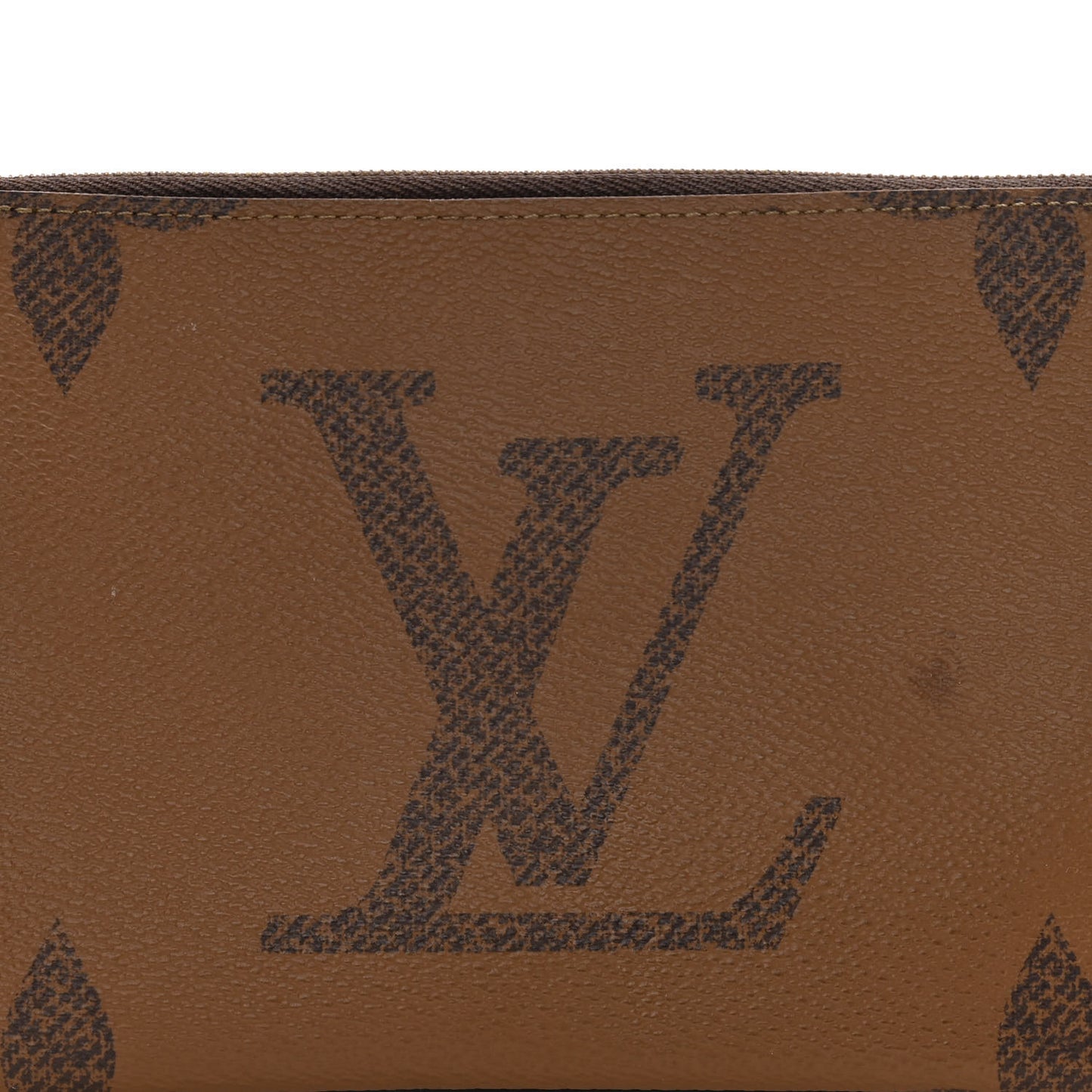 Reverse Monogram Giant Double Zip Pochette