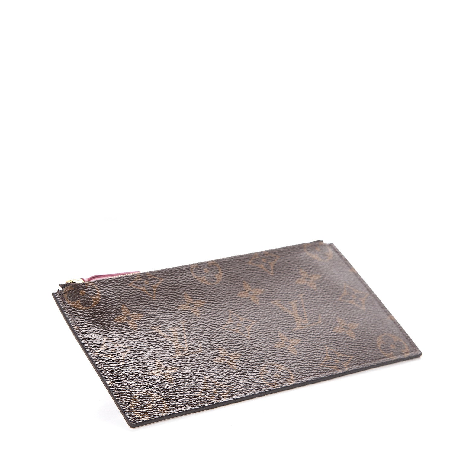Louis Vuitton Monogram Felicie Chain Wallet Zippered Insert Fuchsia 3 of 5