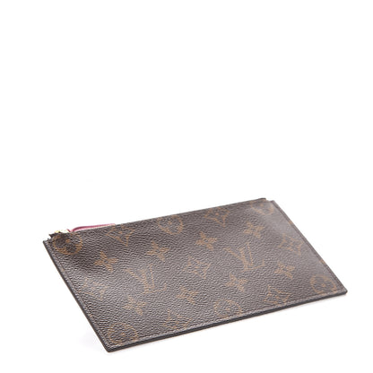 Louis Vuitton Monogram Felicie Chain Wallet Zippered Insert Fuchsia 3 of 5