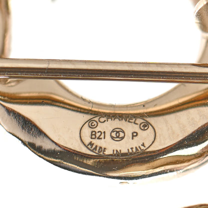 Chanel Pearl Coco CC Hair Clip Barrette Gold 4 of 4