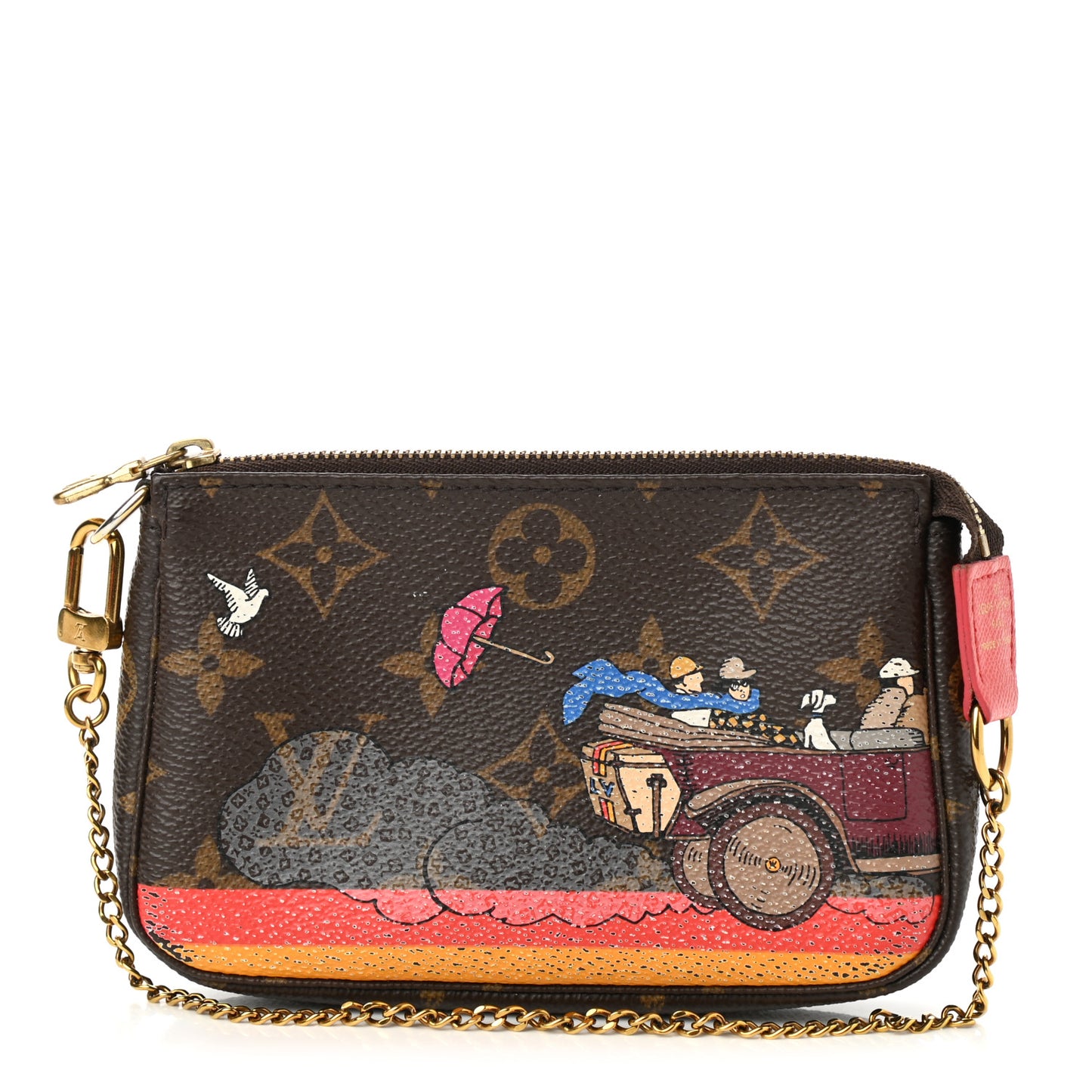 Monogram 2015 Christmas Animation Mini Pochette Accessories