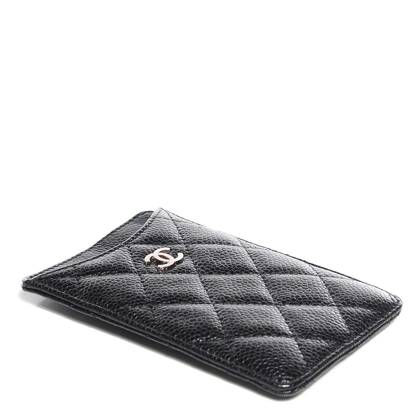 Caviar Quilted iPhone Case Black