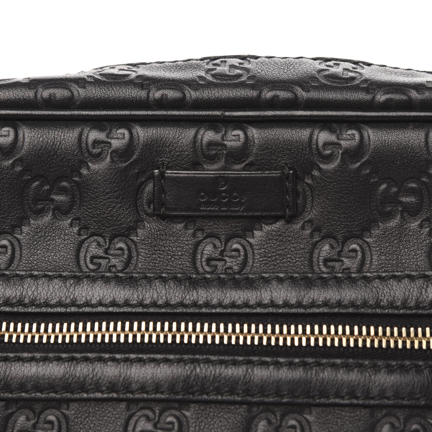 Gucci Guccissima Medium Messenger Black 10 of 11