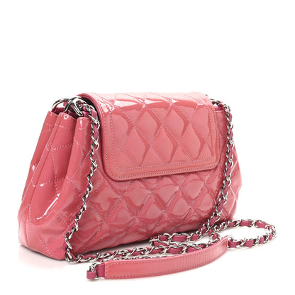 Chanel Patent Quilted Medium Coco Shine Accordion Flap Pink 2 of 11
