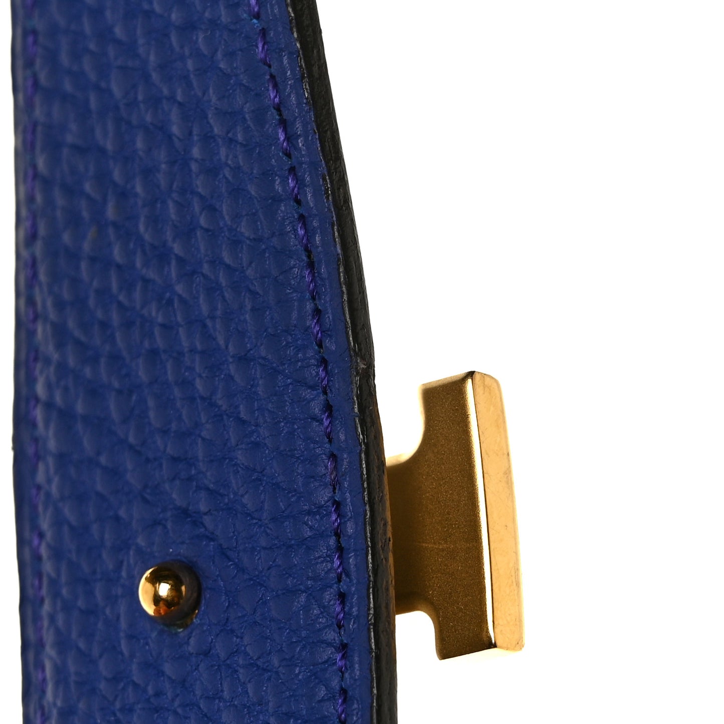 Box Togo 32mm Martelee H Belt 80 Black Bleu Electrique