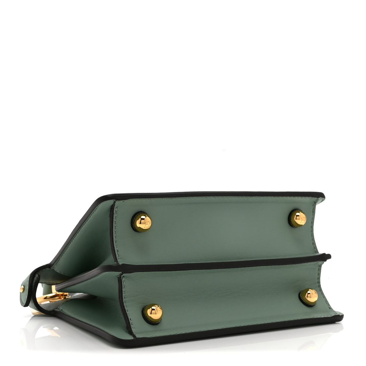 Fendi Shiny Nappa Petite Peekaboo I SEE U Satchel Menta 4 of 11