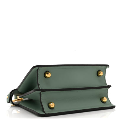 Fendi Shiny Nappa Petite Peekaboo I SEE U Satchel Menta 4 of 11