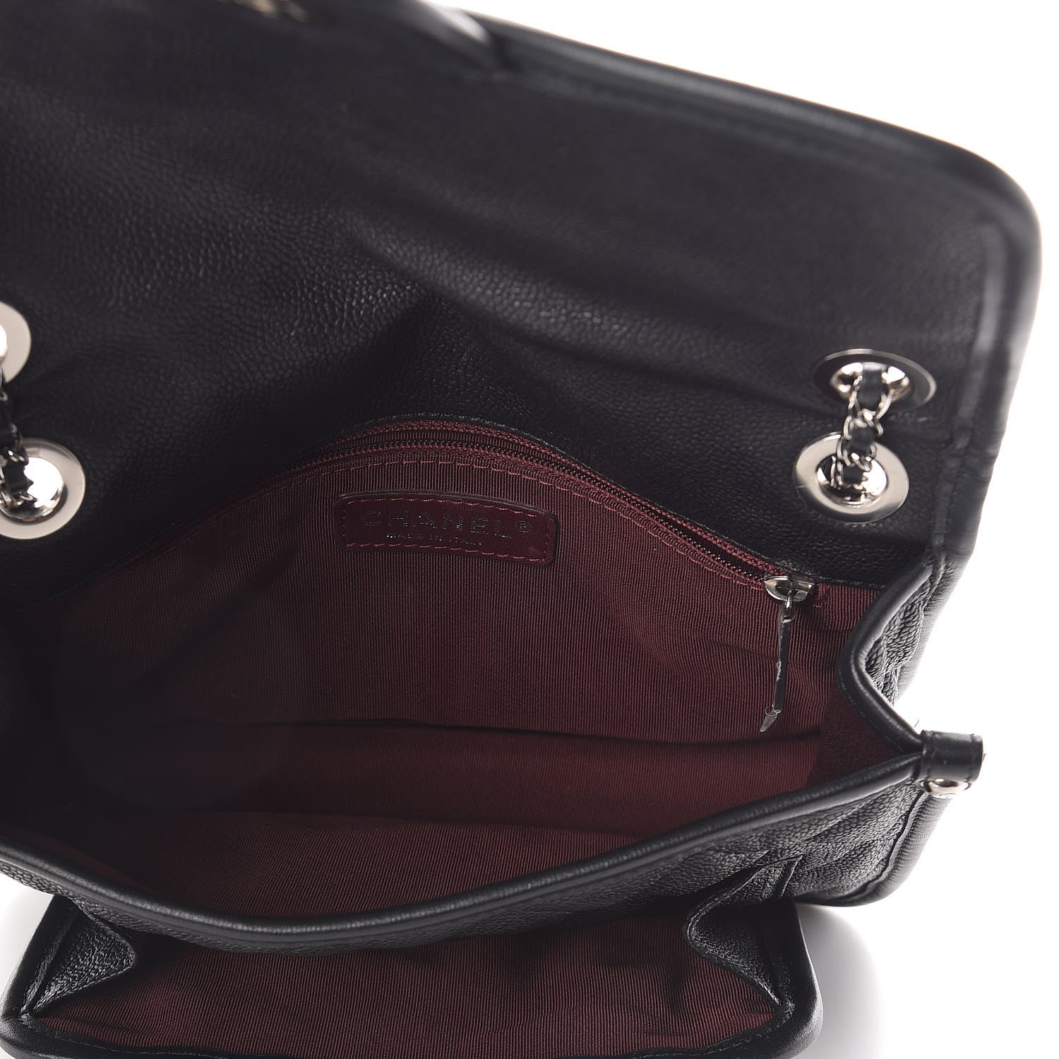 Chanel Caviar Quilted Mini French Riviera Flap Black 5 of 9