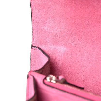 Gucci GG Supreme Monogram Suede Pierced Heart Embroidered Medium Dionysus Shoulder Bag Beige Ebony Pink Tropical Flower 19 of 19