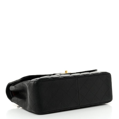 Chanel Caviar Quilted Jumbo Double Flap Black 4 of 19