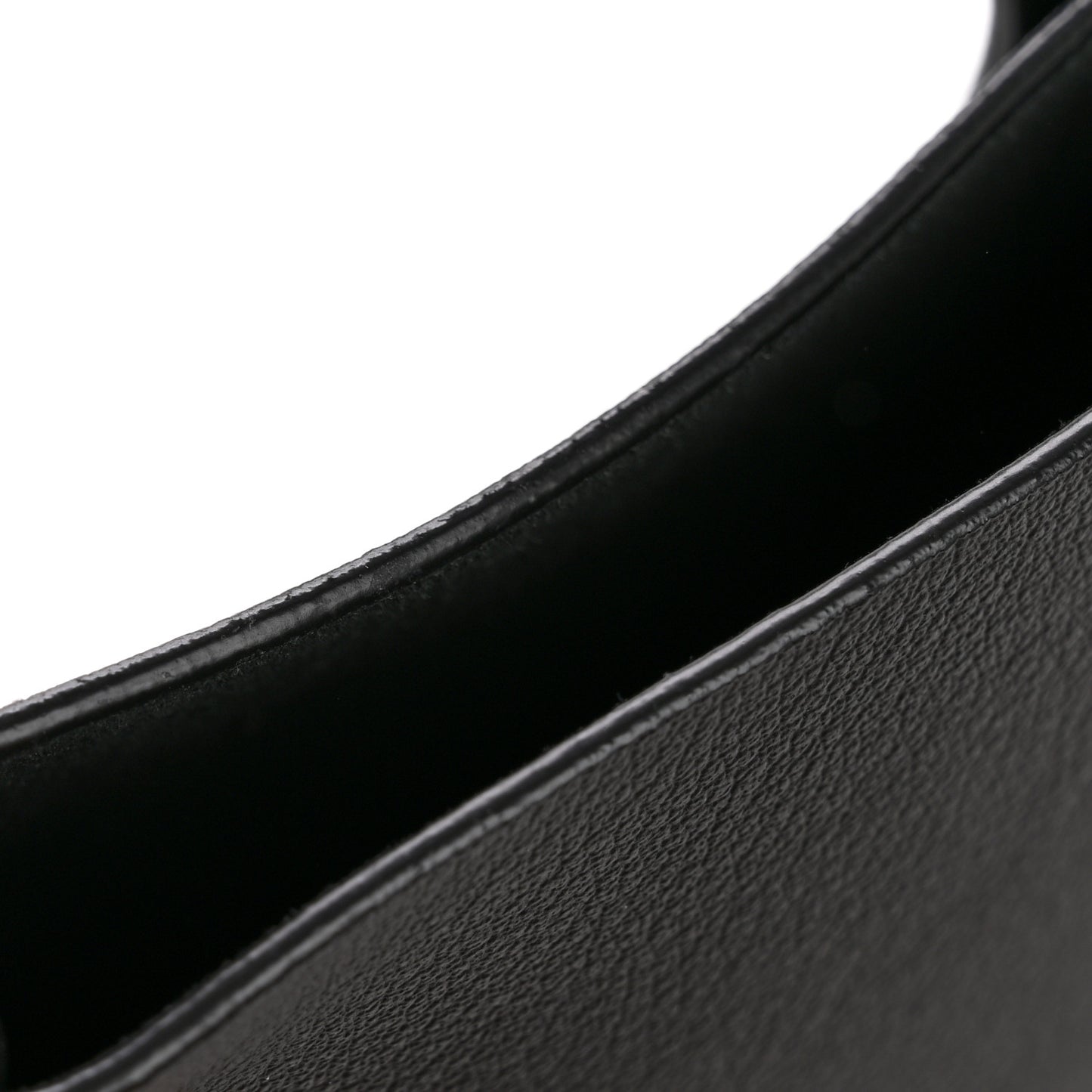 Calfskin Toy Shopping Tote Black