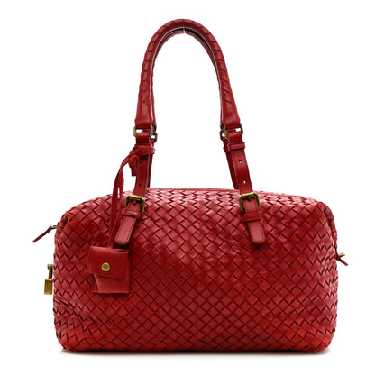 Bottega Veneta Nappa Intrecciato Montaigne Bag Red 1 of 22