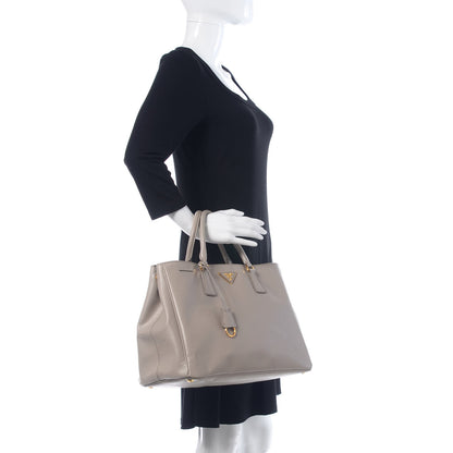 Prada Saffiano Lux Large Tote Pomice 2 of 13