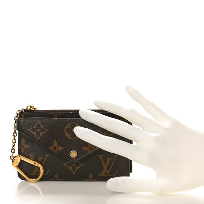 Louis Vuitton Monogram Recto Verso Card Holder Black 2 of 10