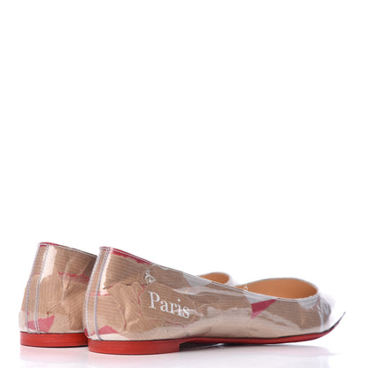 Christian Louboutin Loubi Kraft PVC Ballalla Flats 37.5 Multi 4 of 8