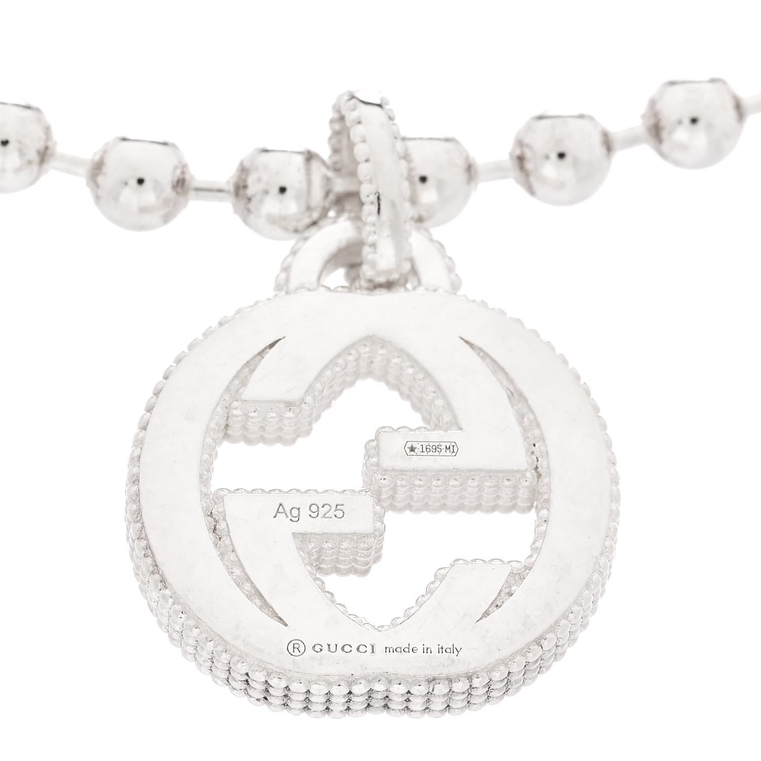 Gucci Sterling Silver Interlocking GG Bracelet 3 of 5