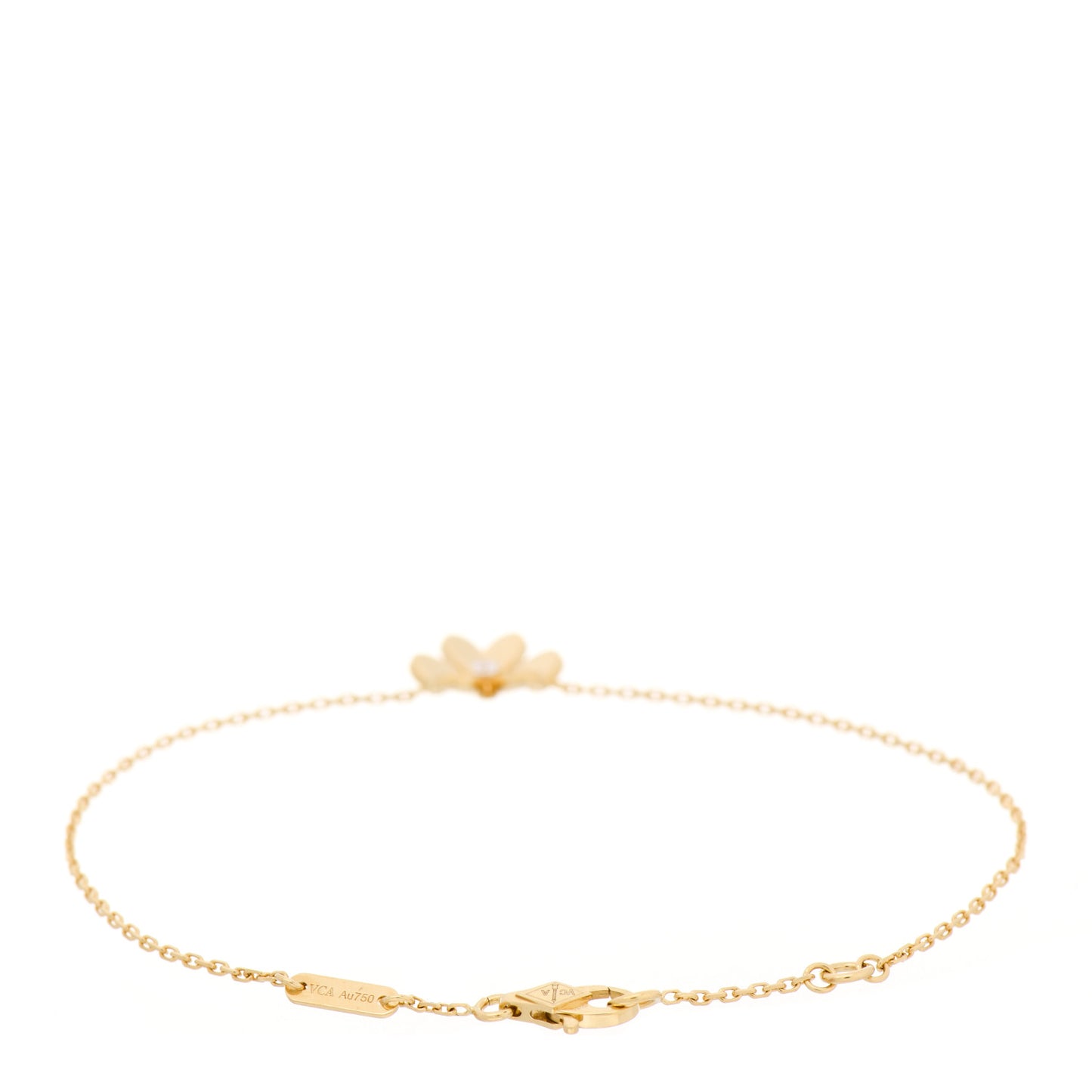 18K Yellow Gold Diamond Mini Frivole Bracelet