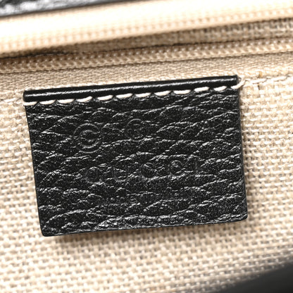 Gucci Dollar Calfskin Interlocking G Shoulder Bag Black 7 of 13