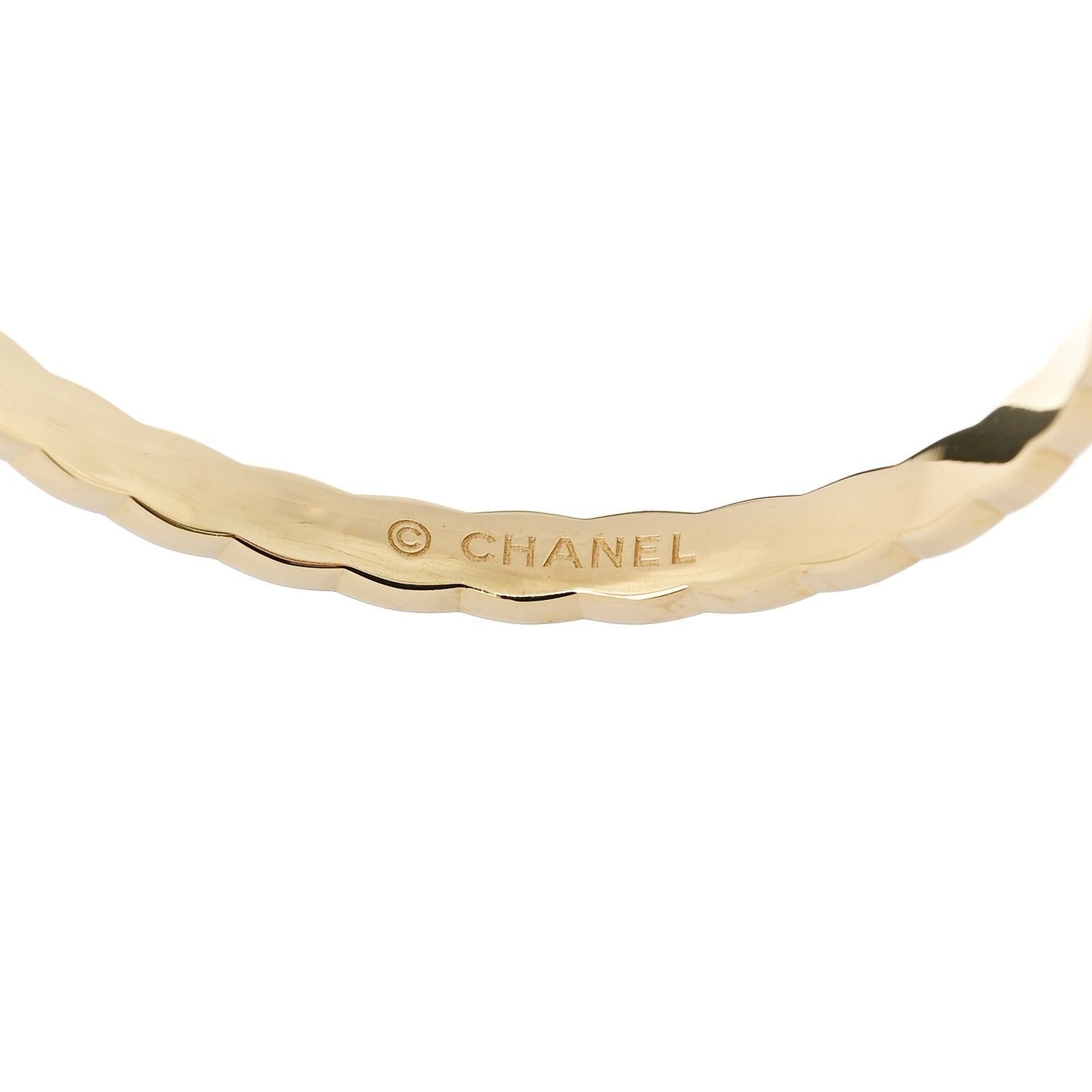 18K Yellow Gold Large Coco Crush Hoop Earrings
