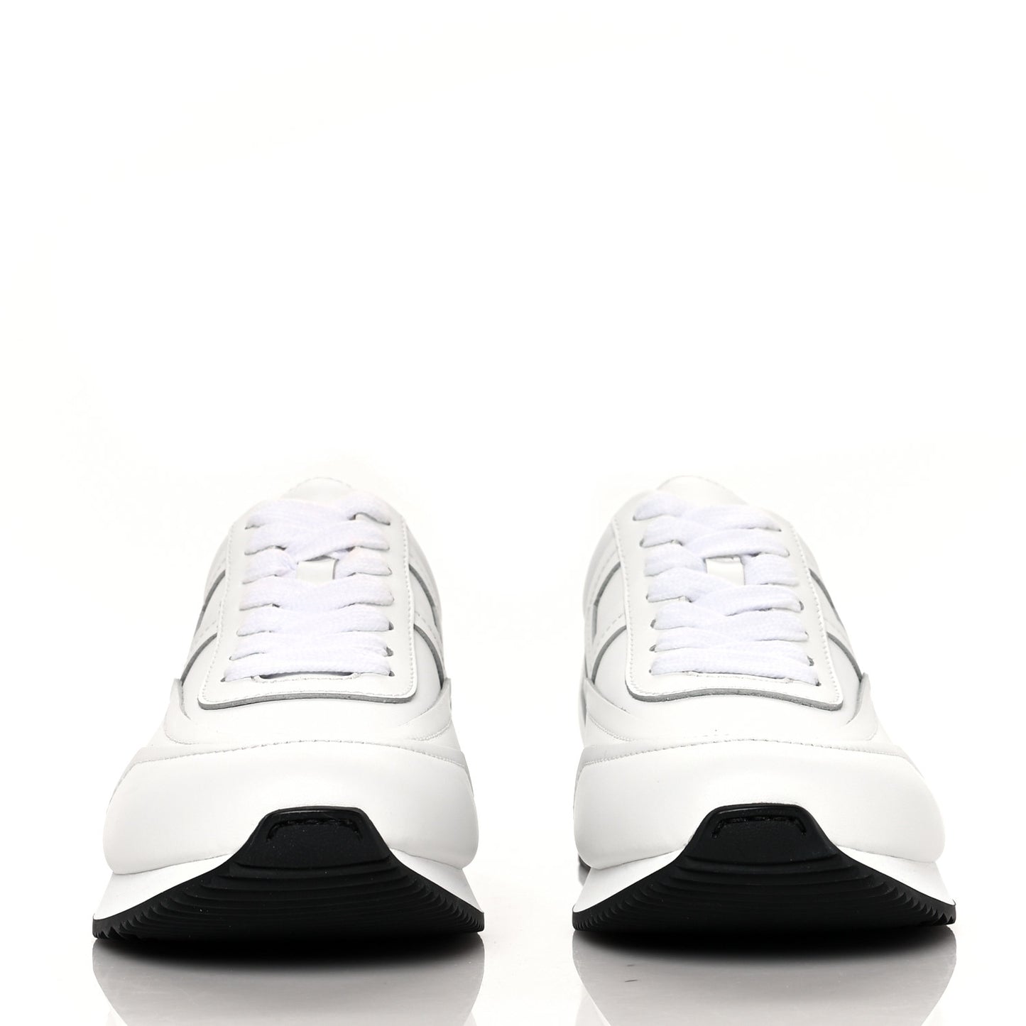 Calfskin Womens Chris Sneakers 38 White