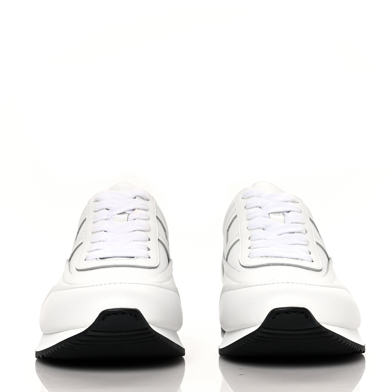 Hermes Calfskin Womens Chris Sneakers 38 White 2 of 9