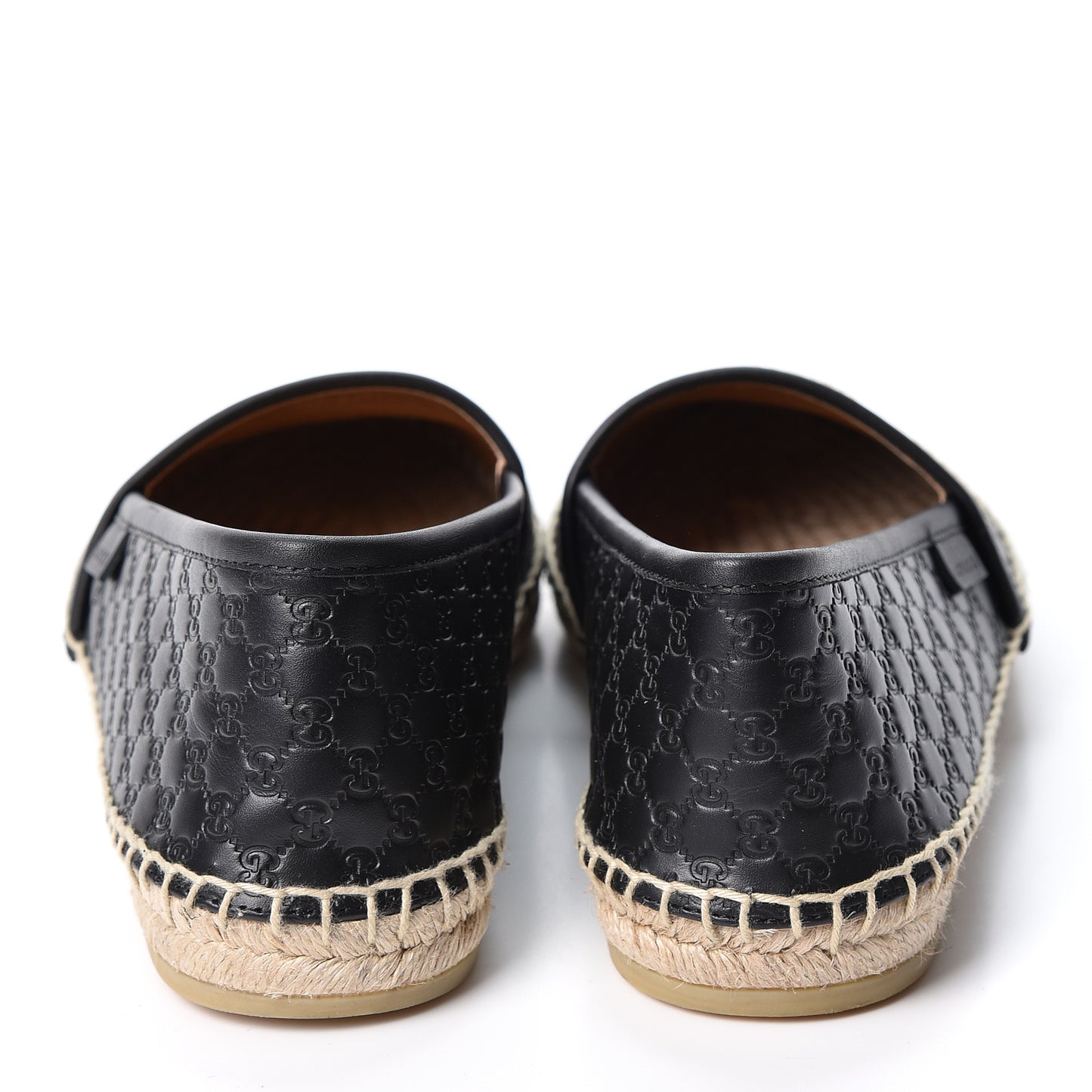 Microguccissima Signature Espadrilles 37 Black