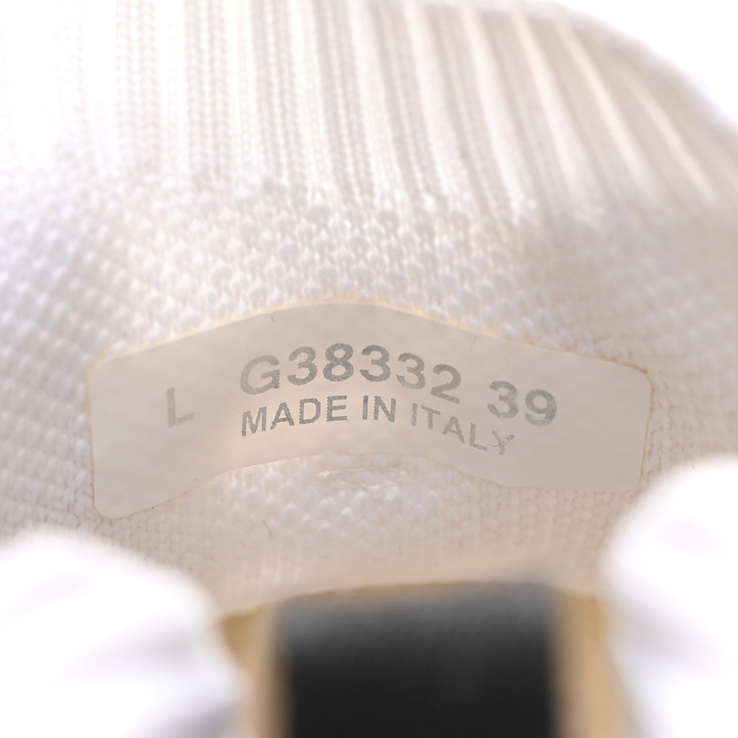 Chanel Fabric Logo Sneakers 39 White 8 of 16