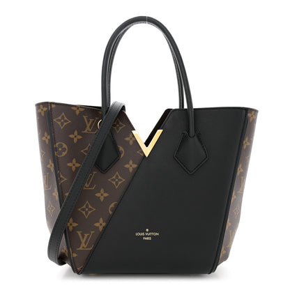 Louis Vuitton Calfskin Monogram Kimono Tote PM Black 1 of 13