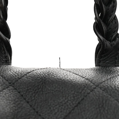 Chanel Grained Calfskin Stitched Braided With Style Backpack Black 11 of 11