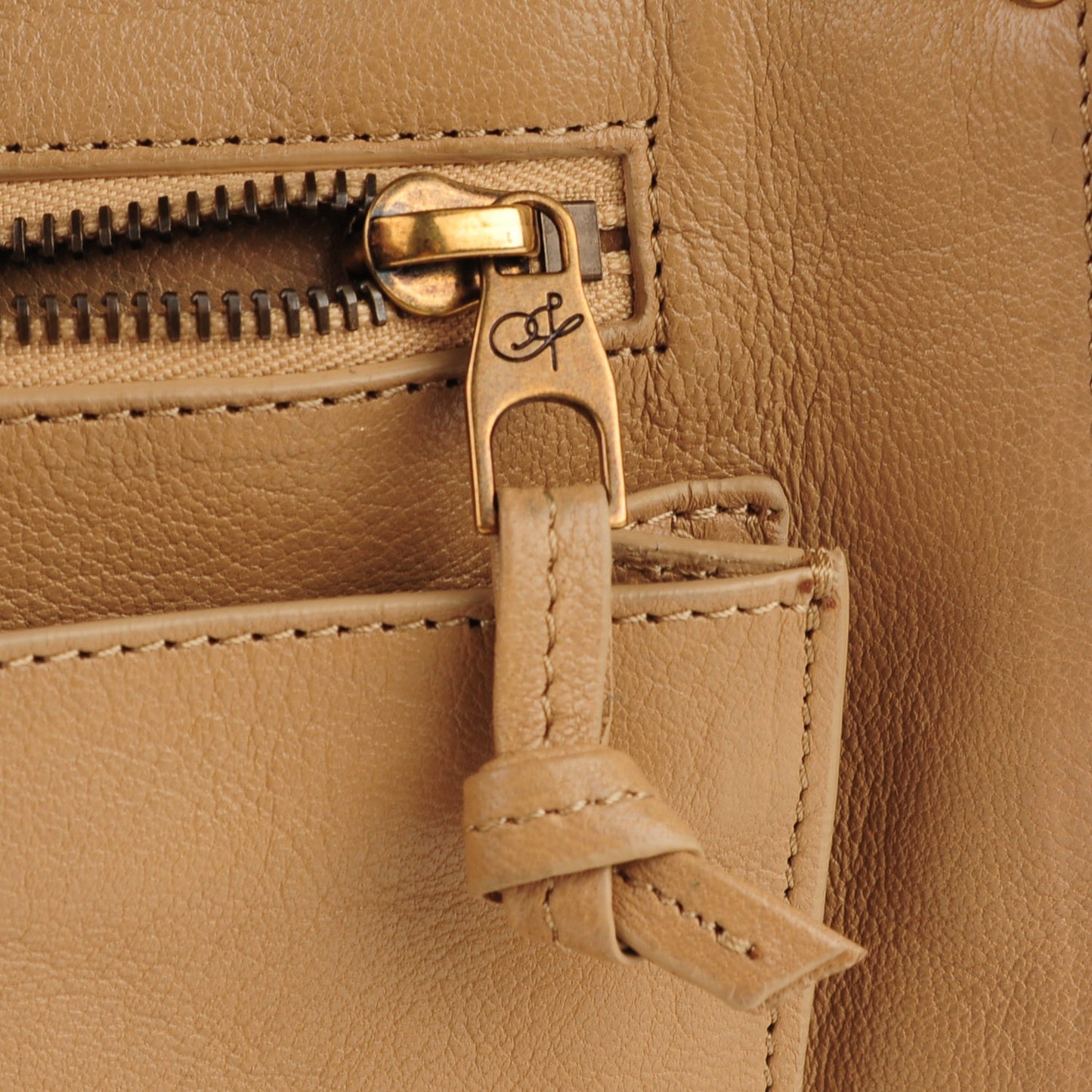 Lambskin PS1 Large Satchel Sahara