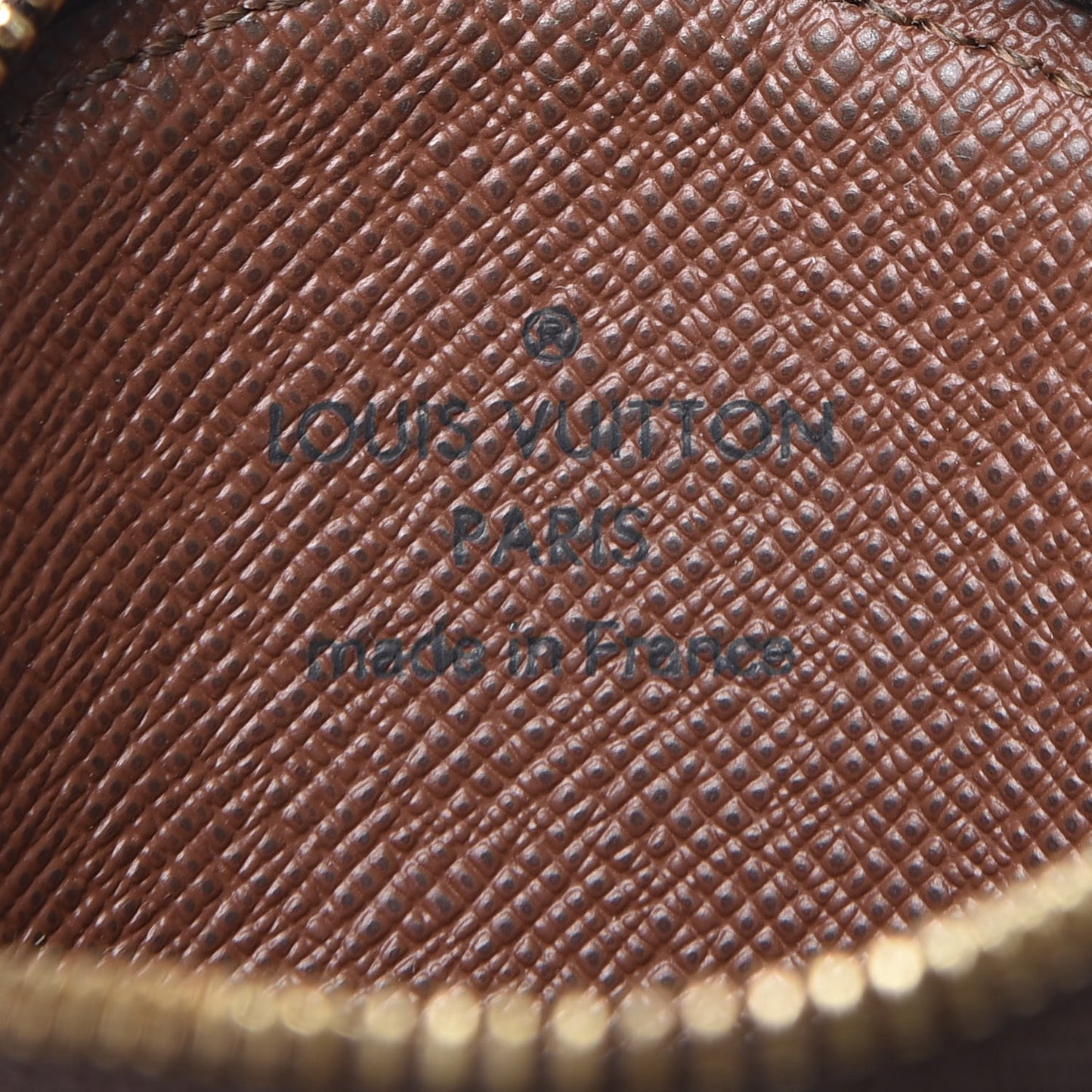 Monogram Round Coin Purse