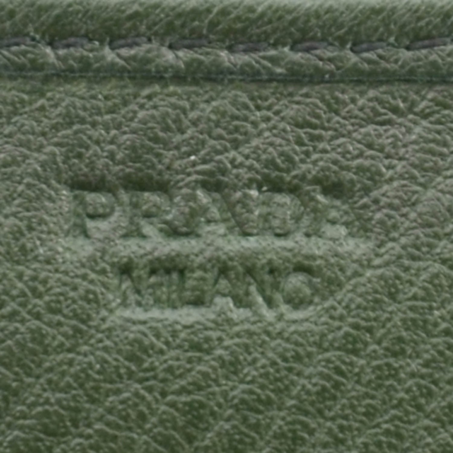 Prada Vitello Daino Flap Wallet Foresta 6 of 7