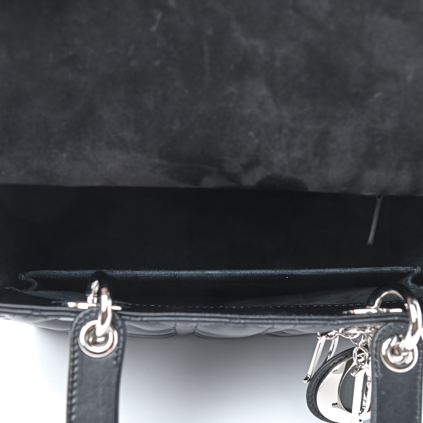Lambskin Cannage Medium Lady Dior Black
