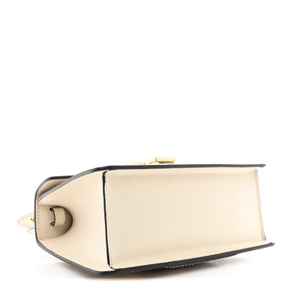 Gucci Calfskin Valentine's Day Exclusive Mini Sylvie Top Handle Bag Ivory 4 of 10