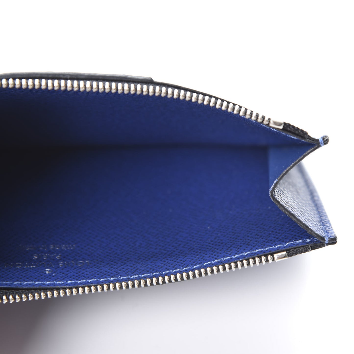 Monogram Taiga Coin Card Holder Cobalt