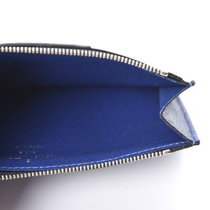 Louis Vuitton Monogram Taiga Coin Card Holder Cobalt 3 of 8