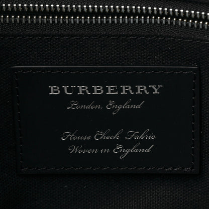 Burberry Grainy Calfskin House Check Small Canterbury Tote Tan 6 of 9