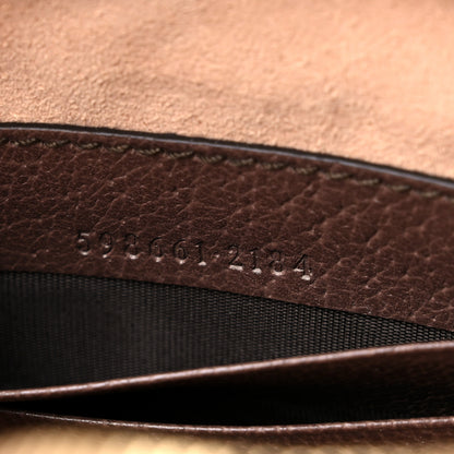 Gucci GG Supreme Monogram Web Mini Ophidia Round Backpack Brown 7 of 9