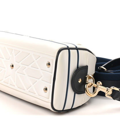 Christian Dior Calfskin Small Dior Vibe Zip Bowling Bag White 10 of 10
